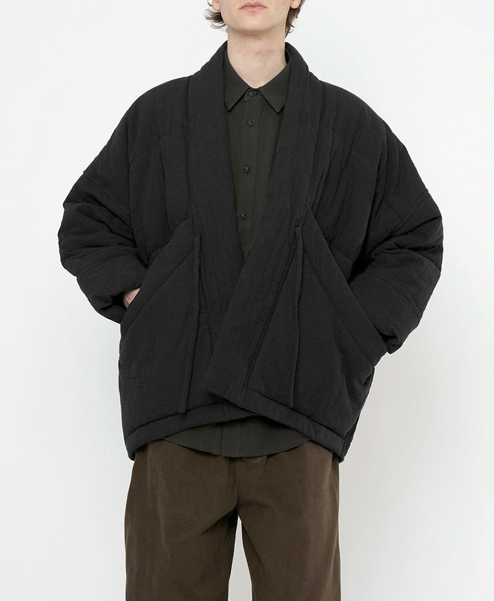 Gesteppte Jacke Signature Sumo Puffer - Textured Edition - Schwarz