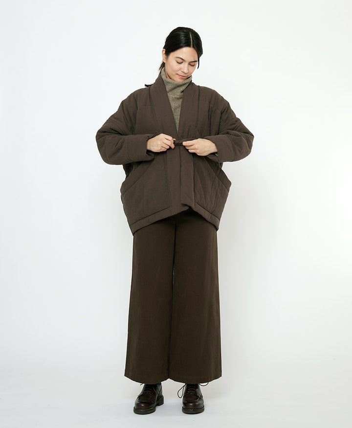 Gesteppte Jacke Signature Sumo Puffer - Textured Edition - Braun