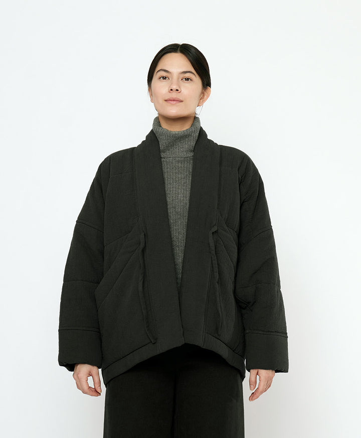 Gesteppte Jacke Signature Sumo Puffer - Textured Edition - Schwarz