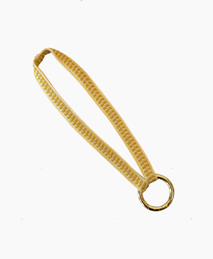 Kurzes Schlüsselband mit vergoldetem Karabiner - Sunshine