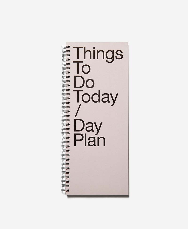 Tagesplaner Heft - Things To Do Today Washed Pink - Marjolein Delhaas - clomes