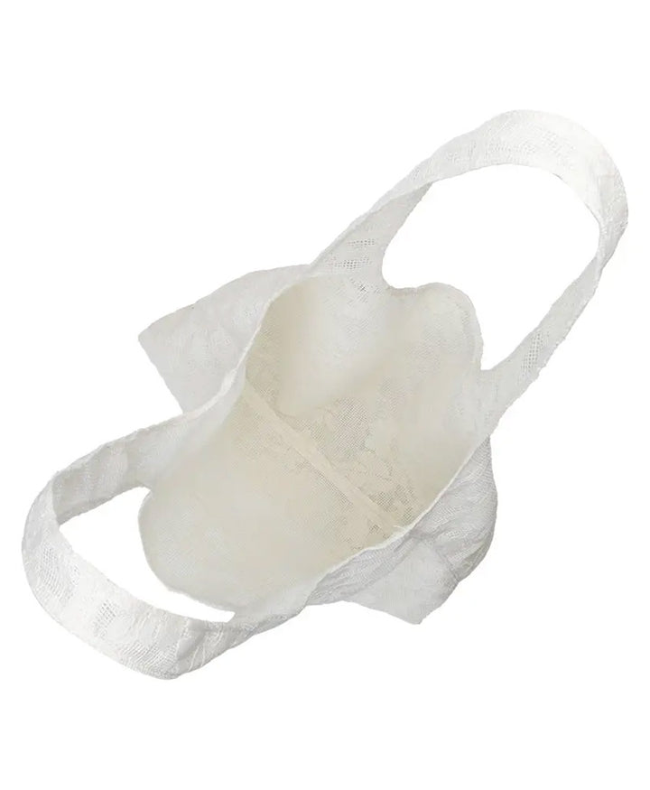 Stofftasche Spitze LACE aus Baumwolle - Ecru