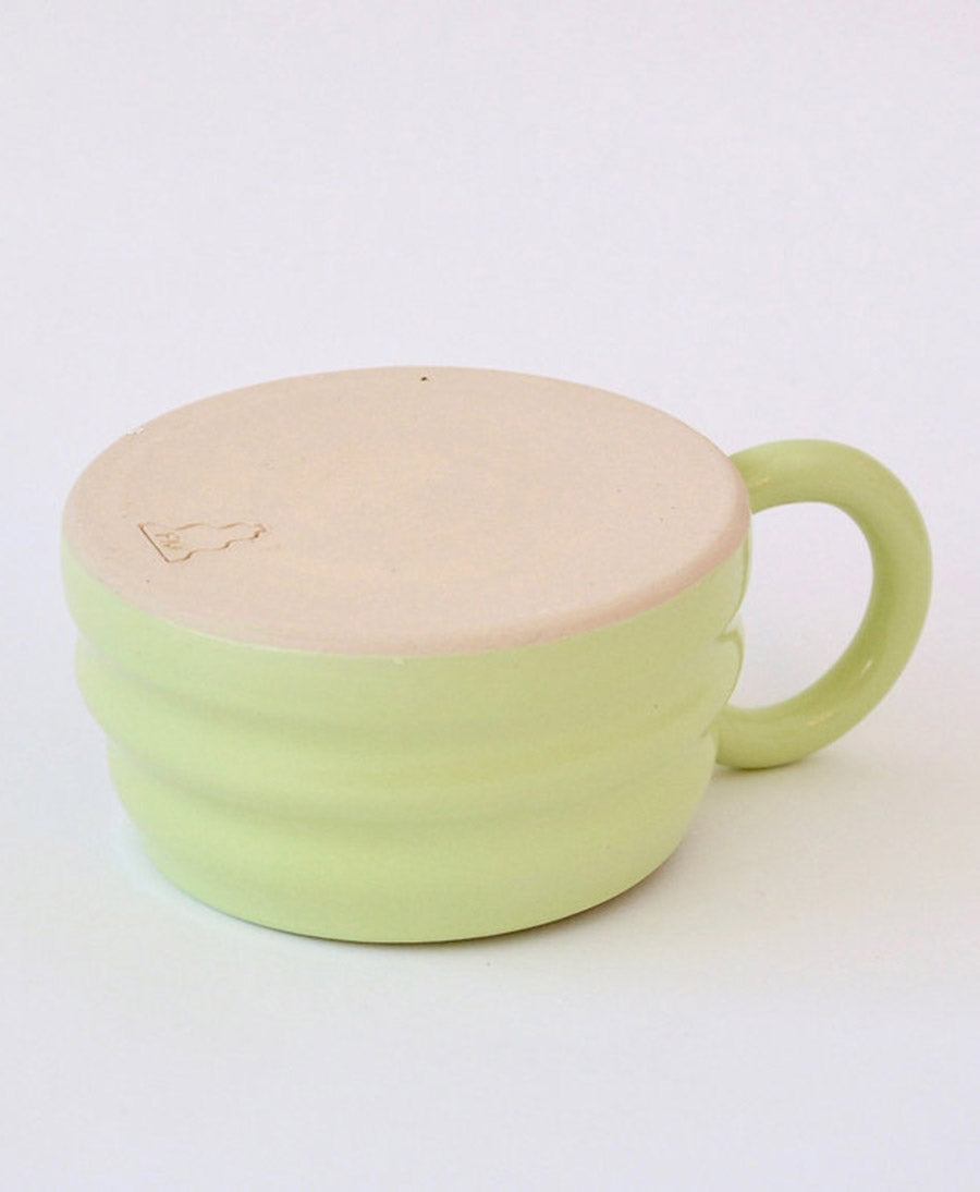 Tasse aus Keramik - Ripple Mug Hellgrün