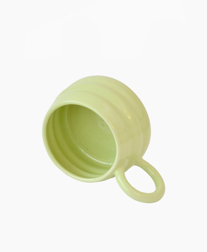 Tasse aus Keramik - Ripple Mug Hellgrün