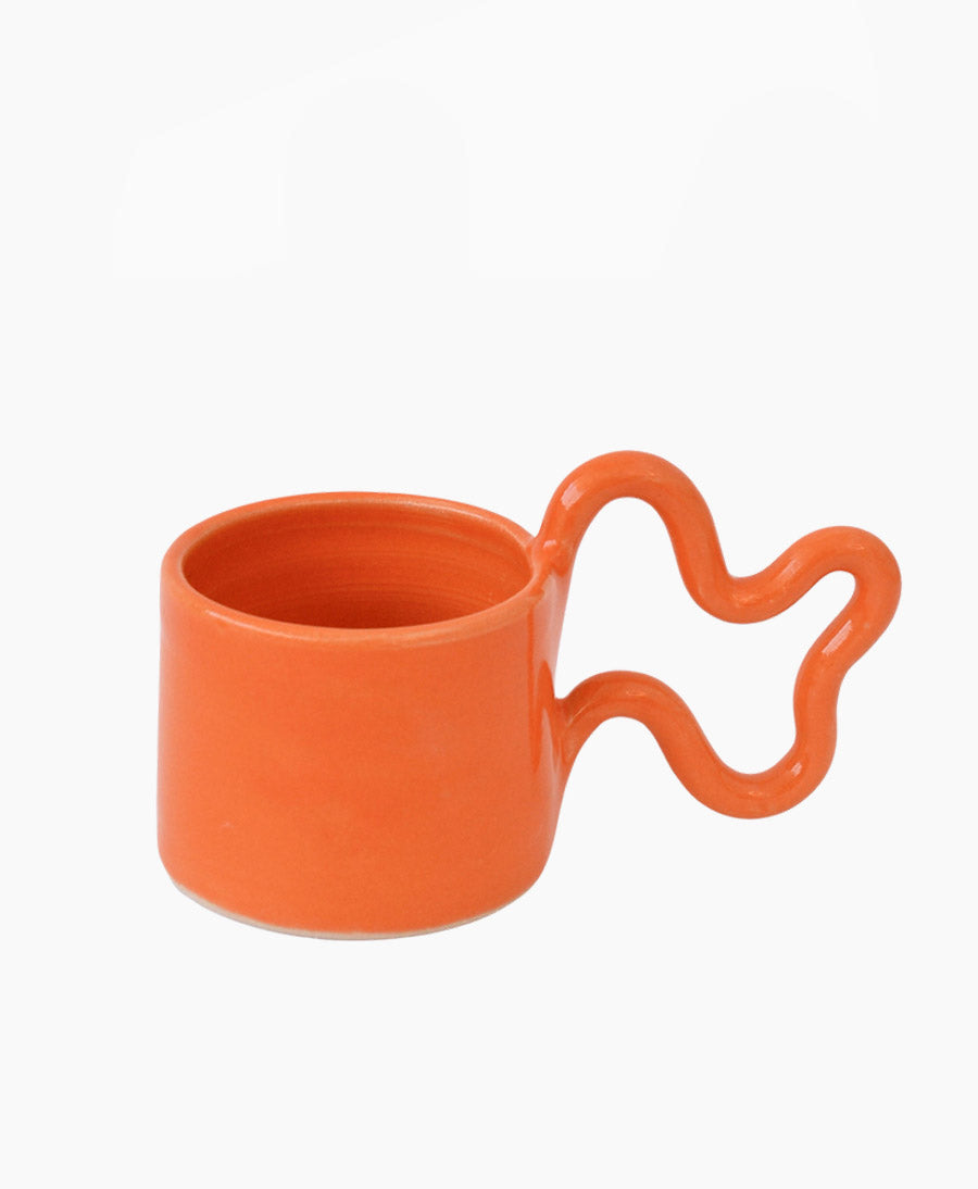 Tasse aus Keramik - Wiggle Mug Orange
