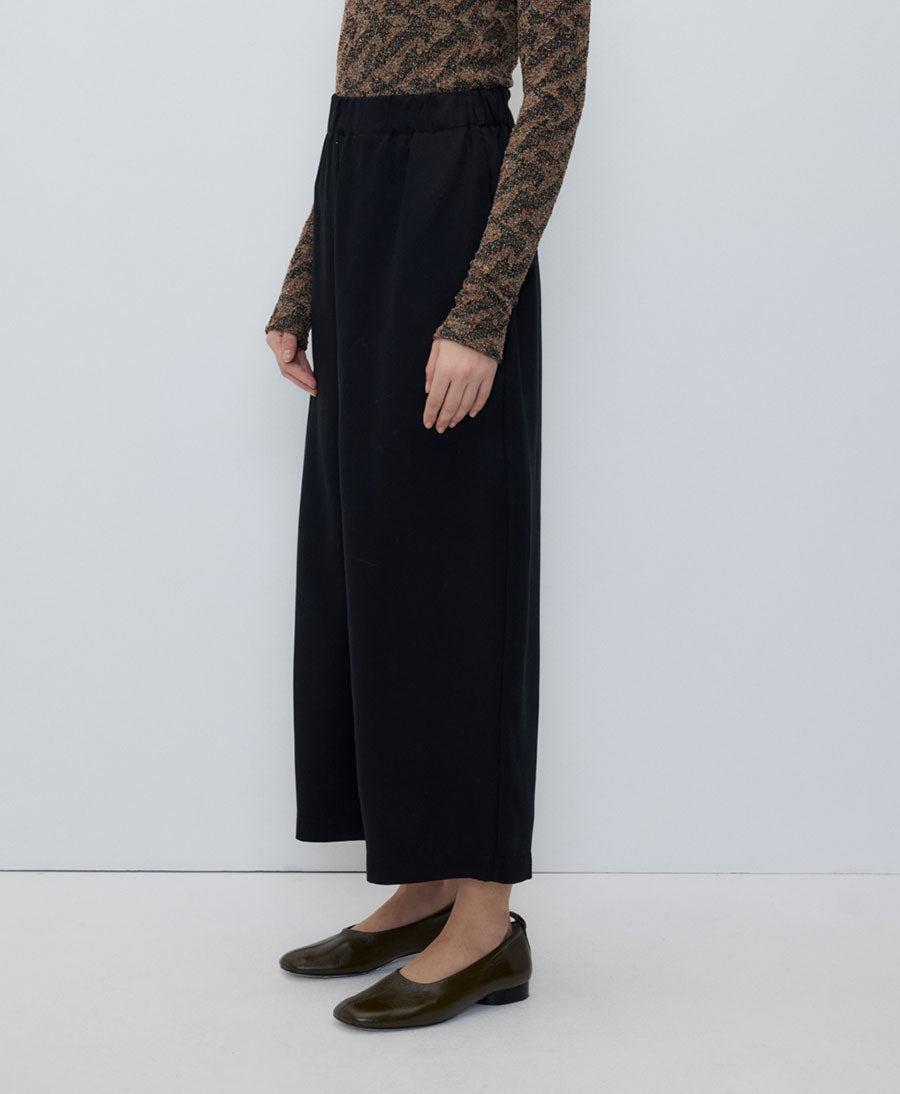 Stoffhose TURIN aus Tencel - schwarz