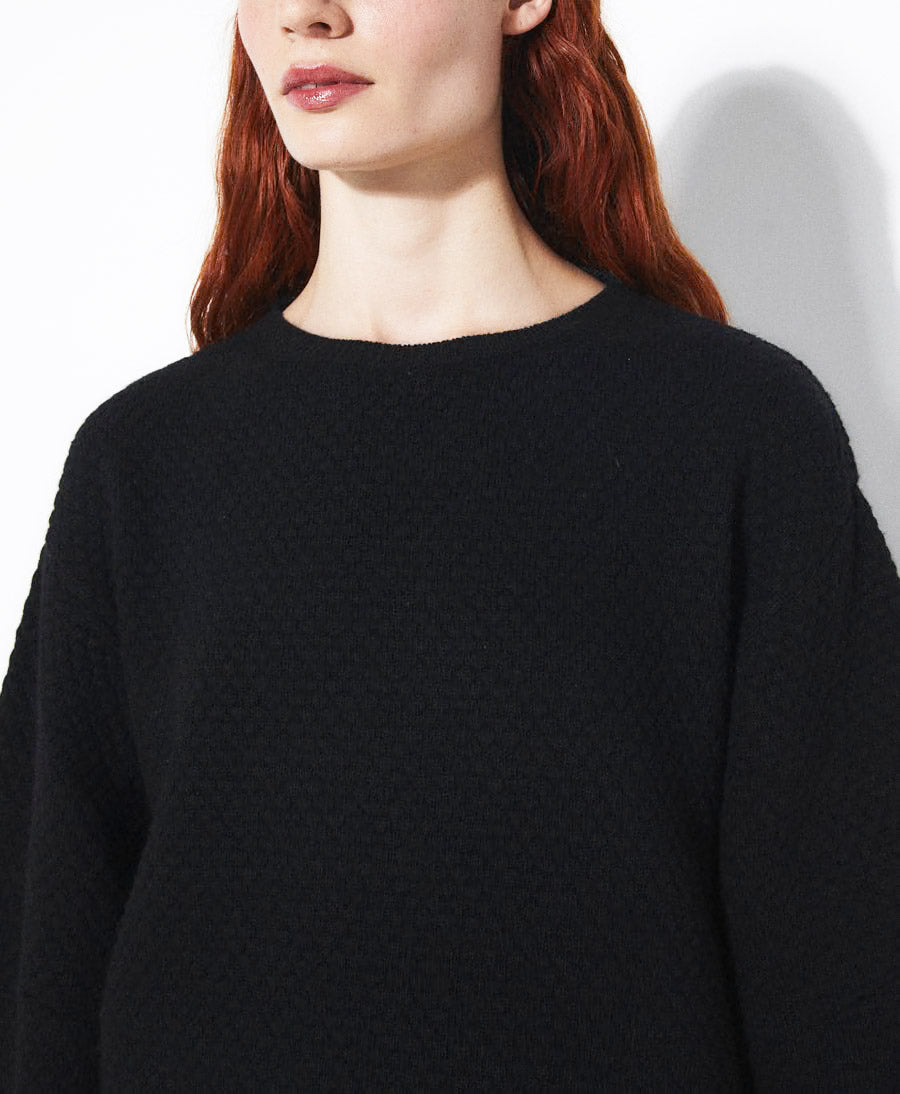 Strickpullover BELL - Schwarz