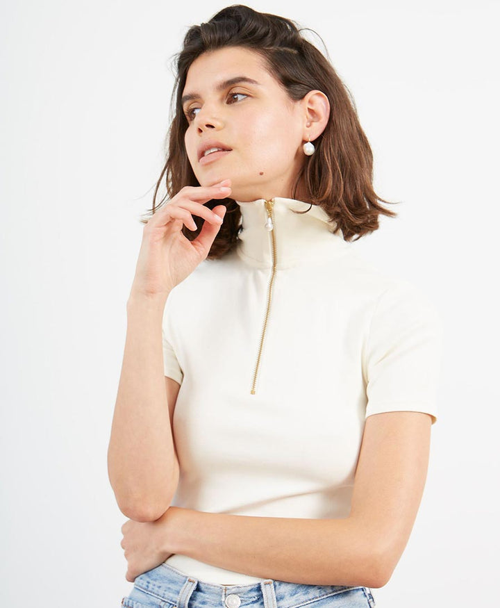 The Polo 1/2 Zip Tee von DONNI - Secondhand - DONNI. - clomes