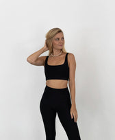 Top SIRA Lyocell Tencel Pura in Schwarz