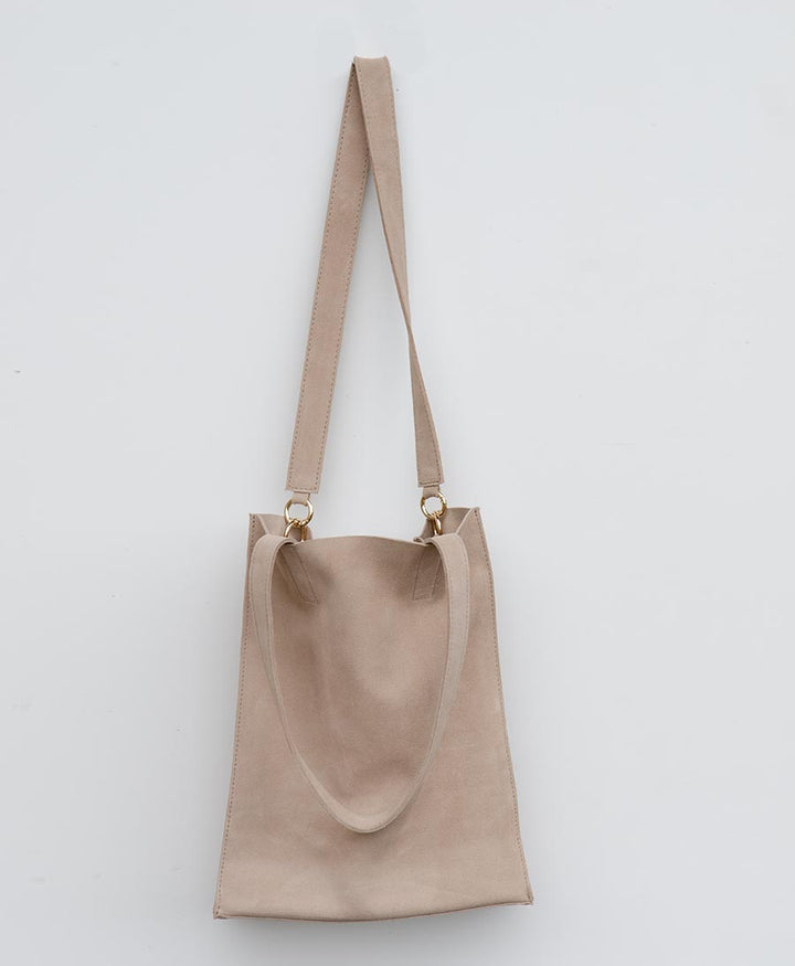 Tote / Crossbody Ledertasche DENYA - Sand - YOOMEE - clomes