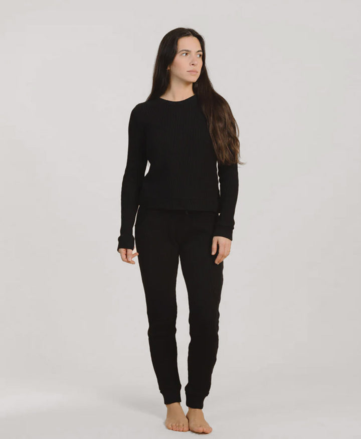 Sweater KALI aus Bio-Baumwolle  - Schwarz
