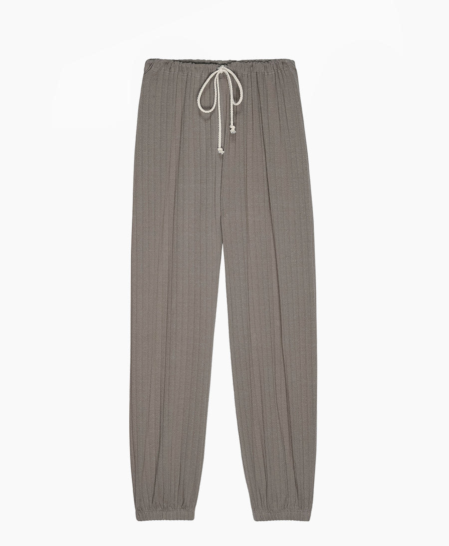 Stoffhose Pointelle Cinch Pant - Taupe