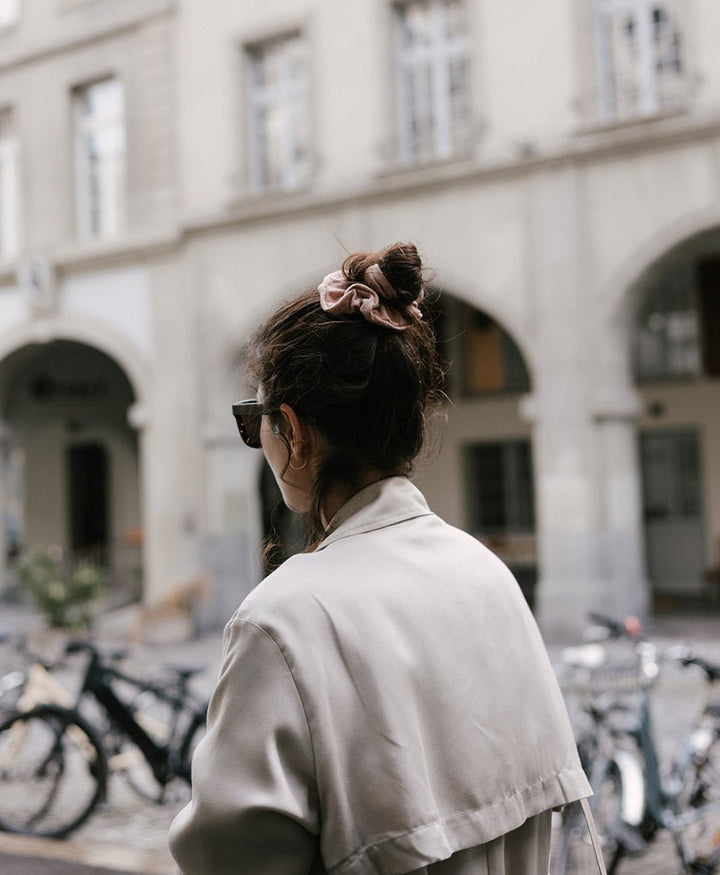 Trench Coat / Mantel aus Tencel - Steinbeige - COSSAC - clomes