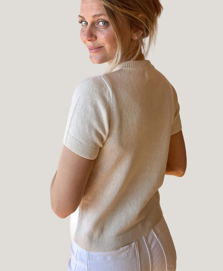 Stricktop - Vera T-Shirt - Ecru