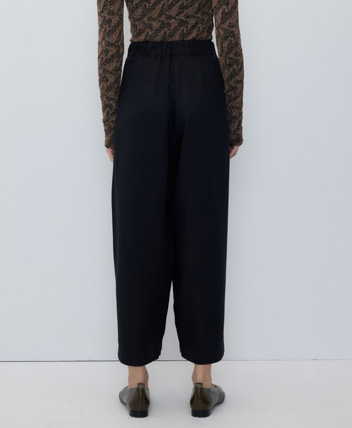 Stoffhose TURIN aus Tencel - schwarz