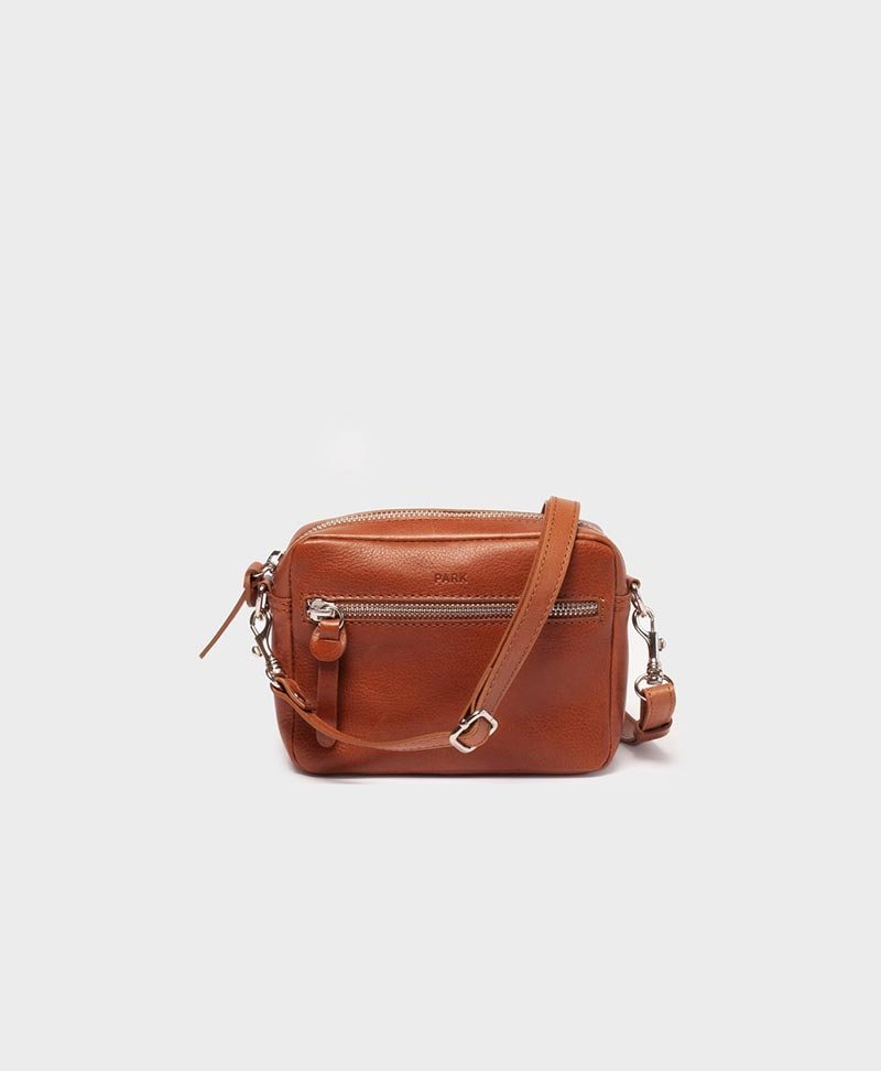 Umhängetasche Mini Crossbody Bag braun - PARK - clomes