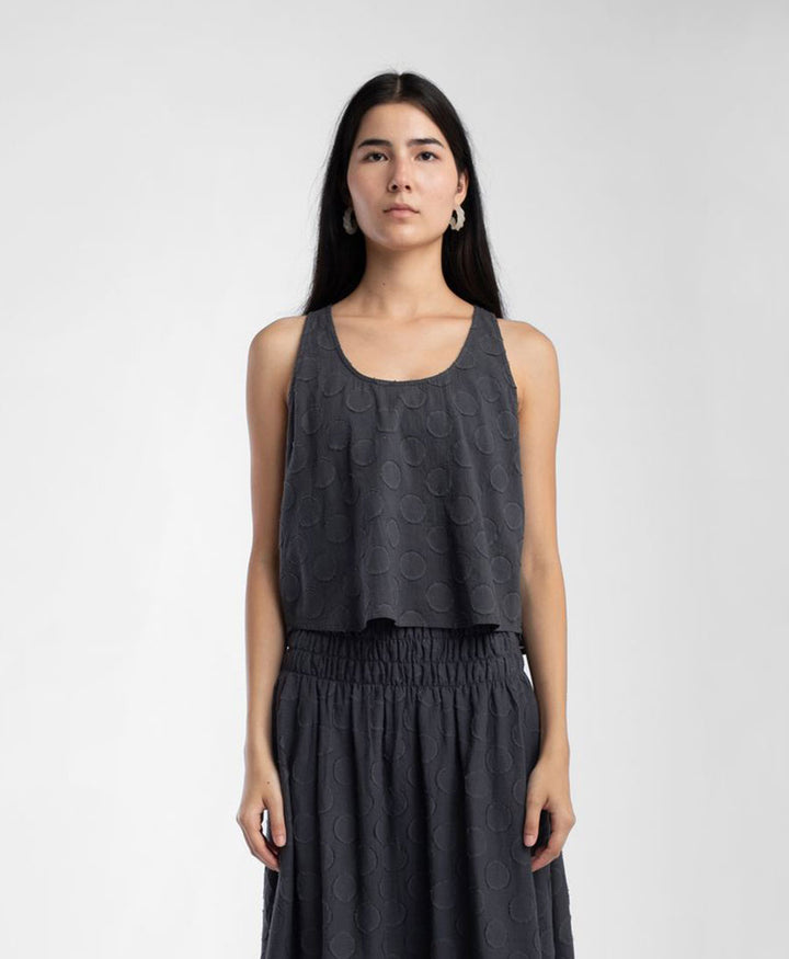 Top Arc Tank - Faded Black
