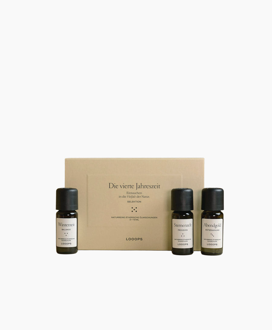 Geschenkbox "Vierte Jahreszeit" mit 3 ätherische Ölmischungen