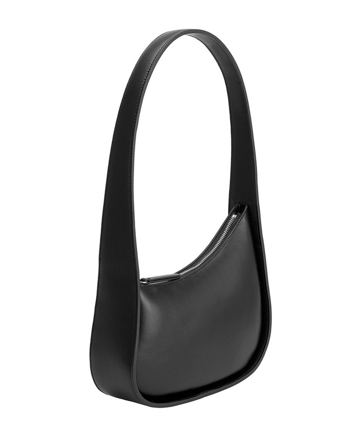 Schultertasche WILLOW aus veganem Leder - Schwarz