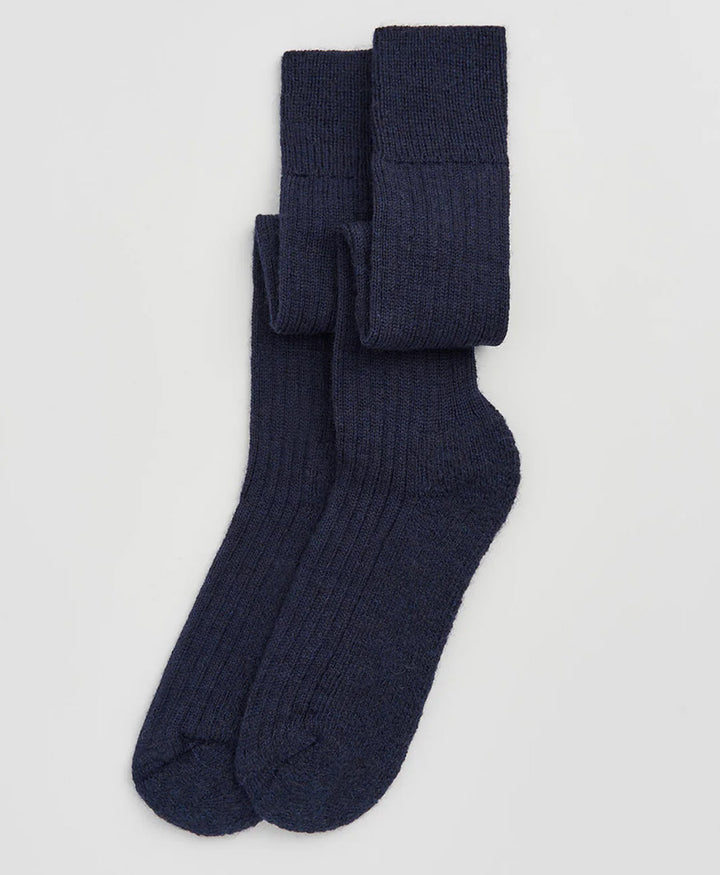 Kniesocken / Kniestrümpfe - Dunkelblau