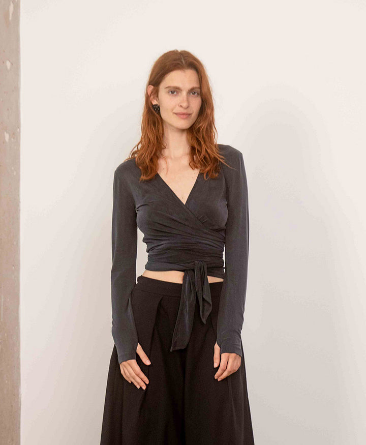Culottes aus Bio-Baumwolle - Schwarz