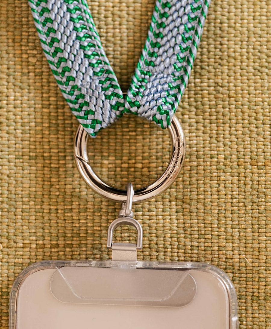 Handykette Phone Chain Set - Peppermint / Silbrig