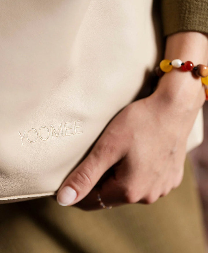 Ledertasche NAIMA - Beige