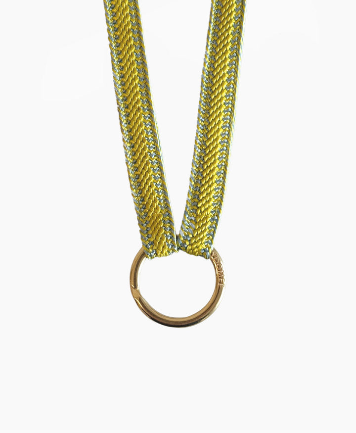 Schlüsselband mit Messing Schlüsselring - Yuzu