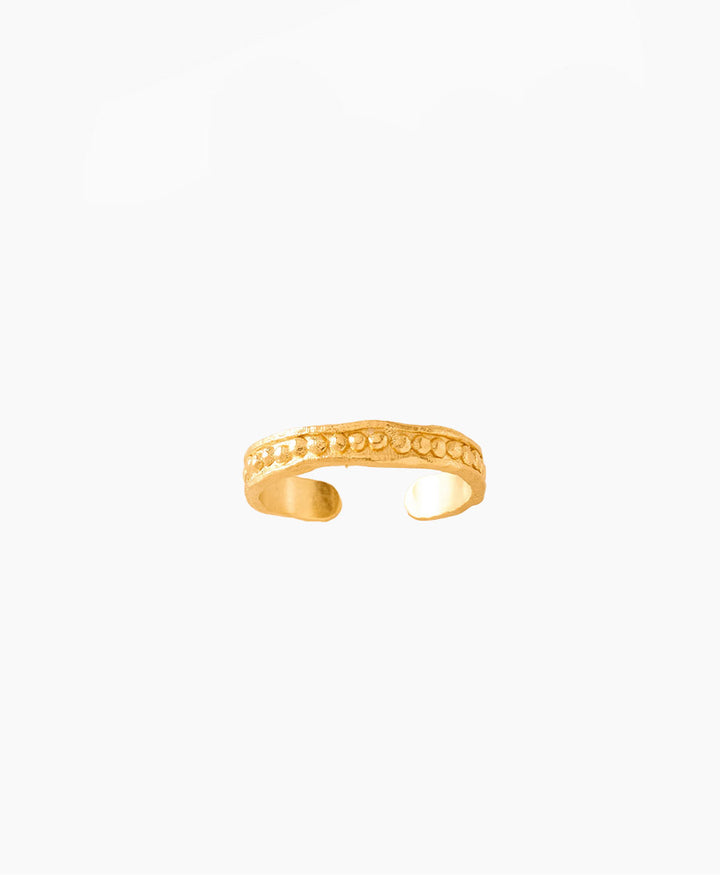 Zita Fingerring vergoldet