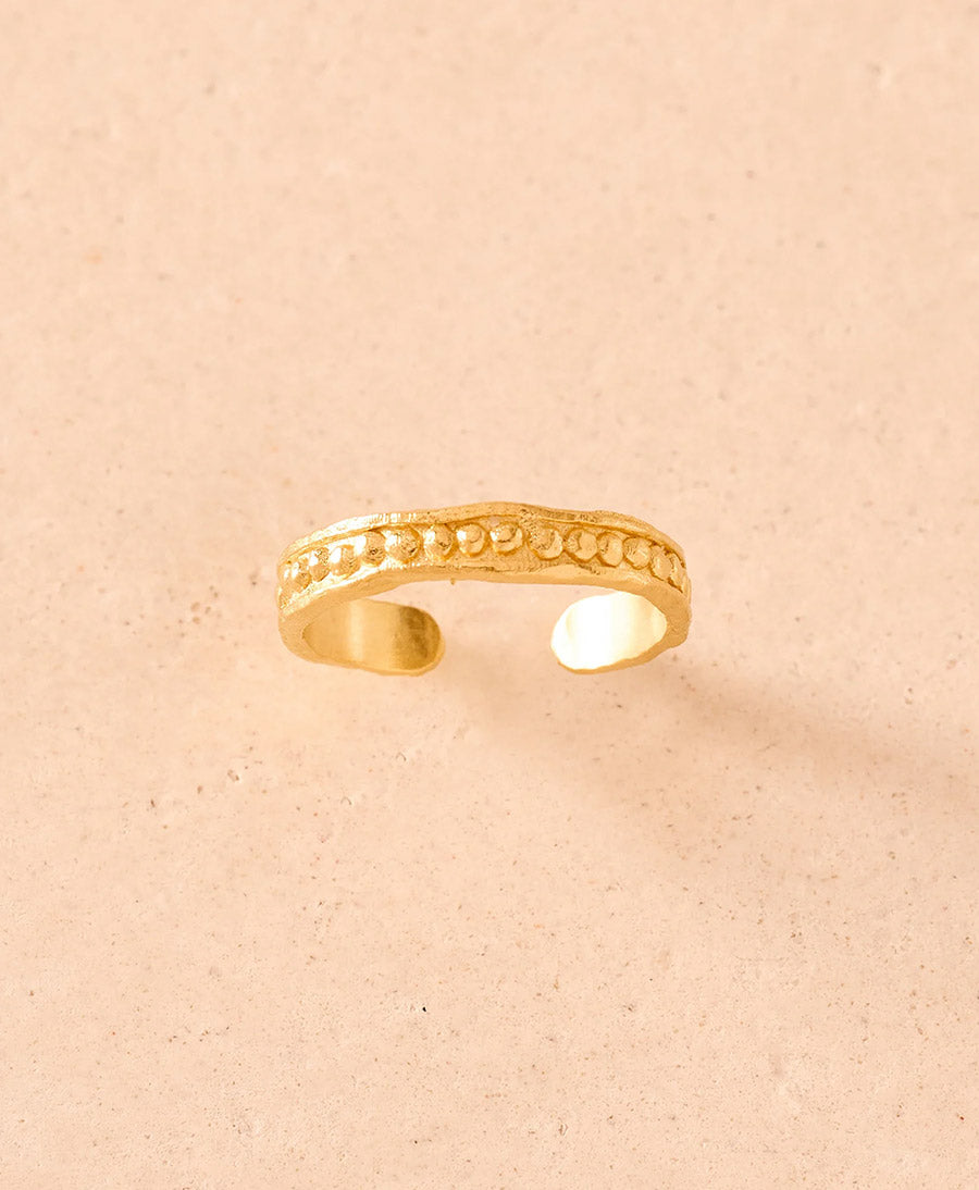 Zita Fingerring vergoldet