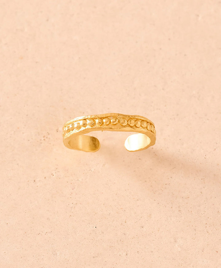 Zita Fingerring vergoldet