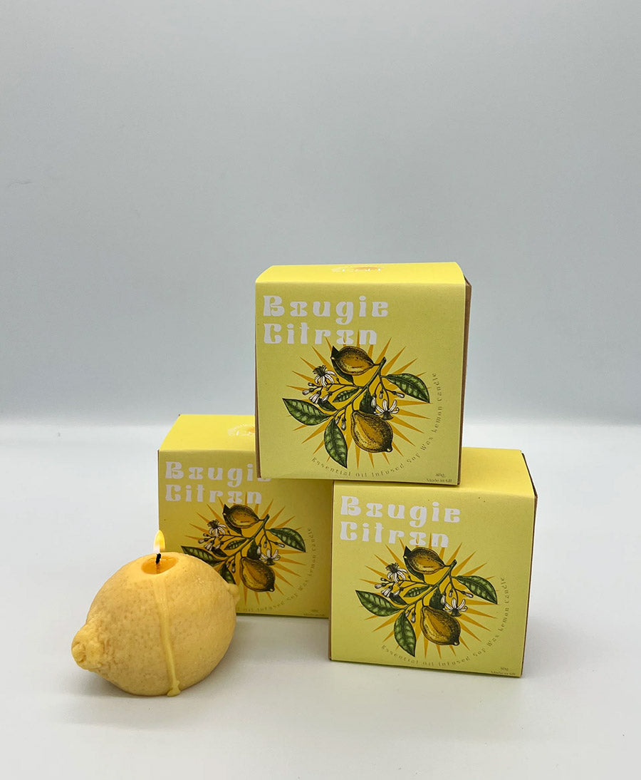 Kerze Zitrone (Lemon)