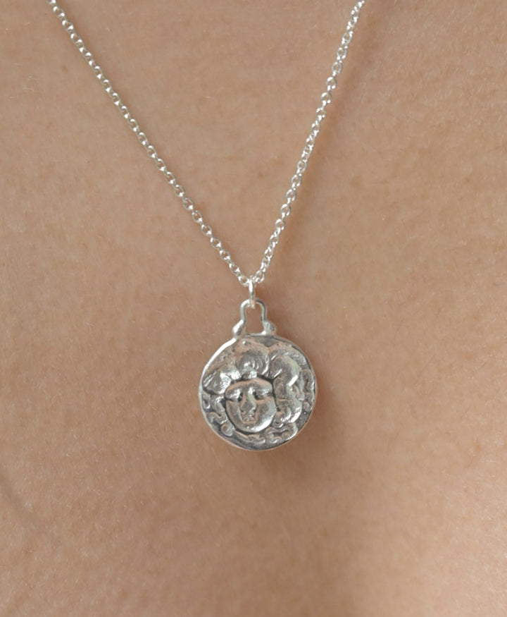 Halskette Silber "Medusa Pendant Necklace"