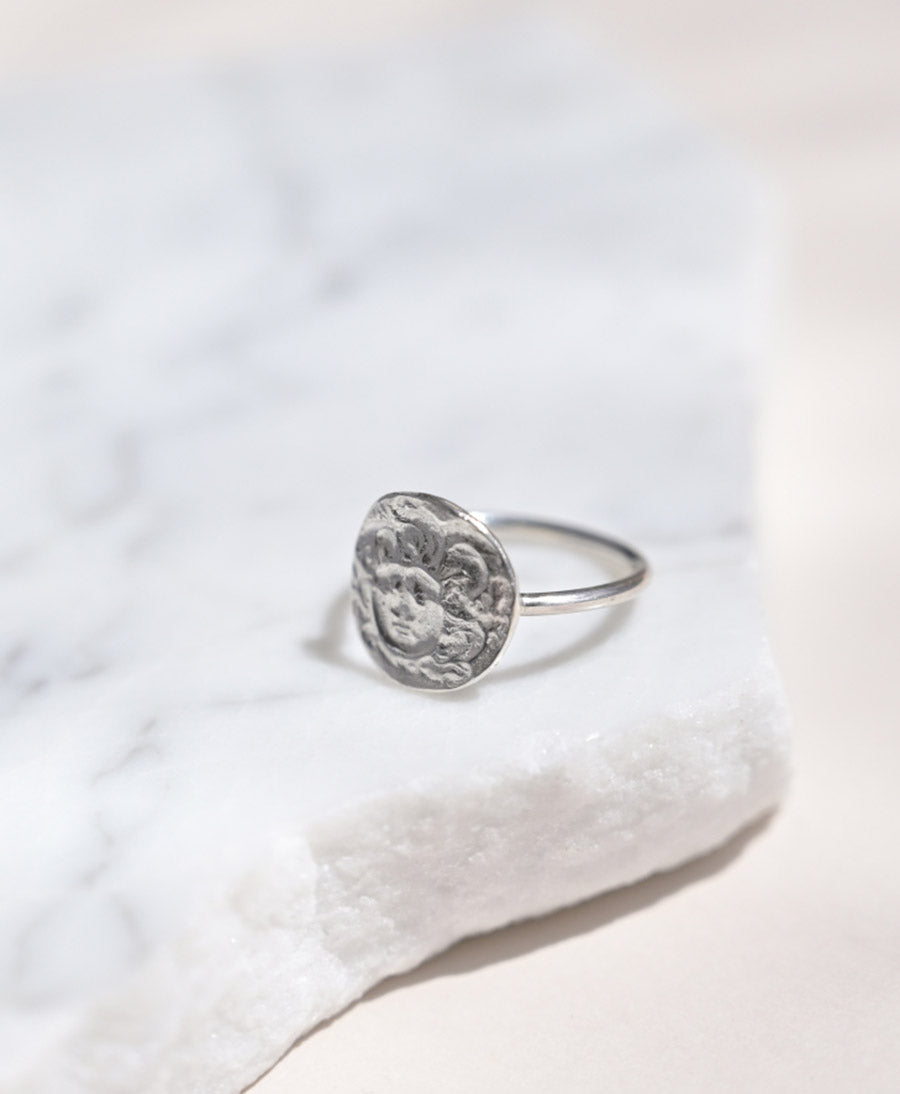 Fingerring Silber "Medusa Ring"