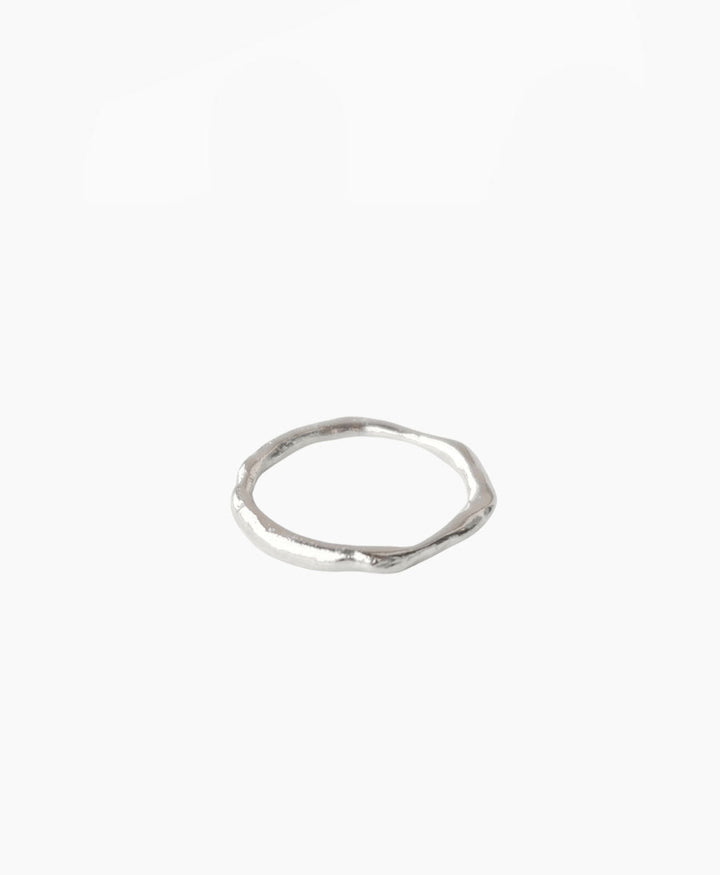 Fingerring Silber "Organic Stacking Ring"