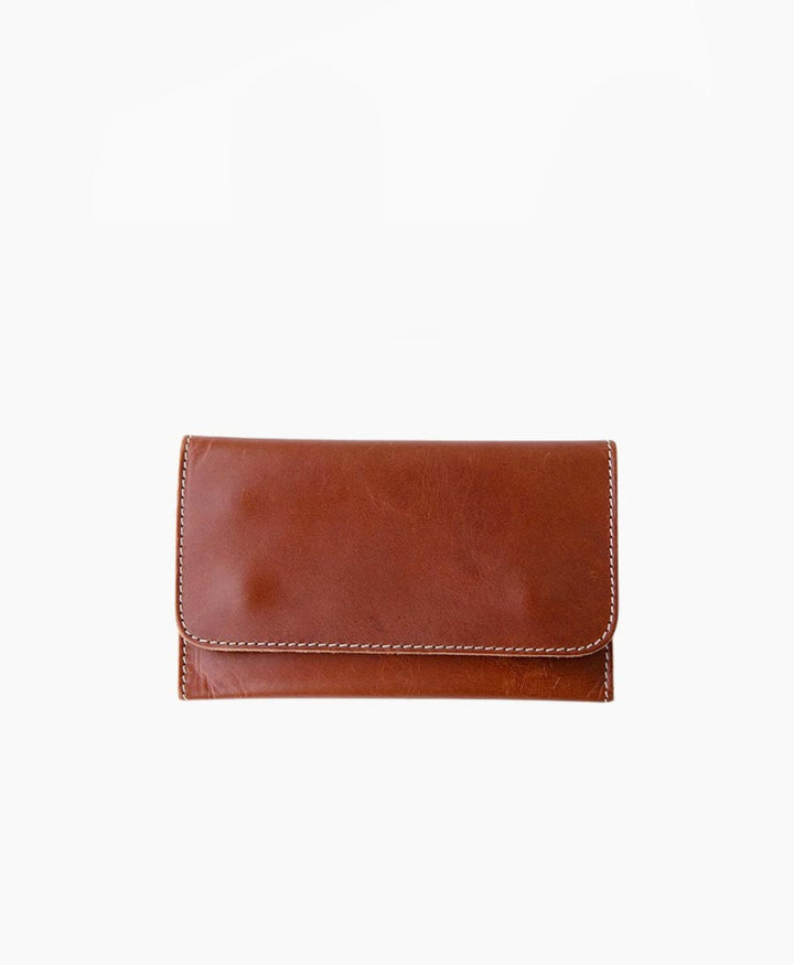 Portemonnaie aus braunem Leder  - Secondhand