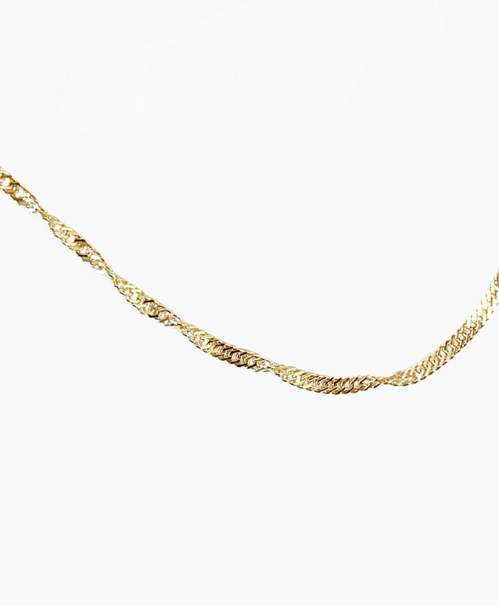 Halskette 45cm "Singapur" - Echtgold