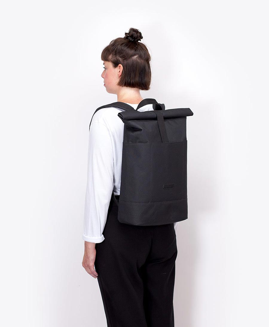 Veganer Rucksack "Hajo" Stealth Black