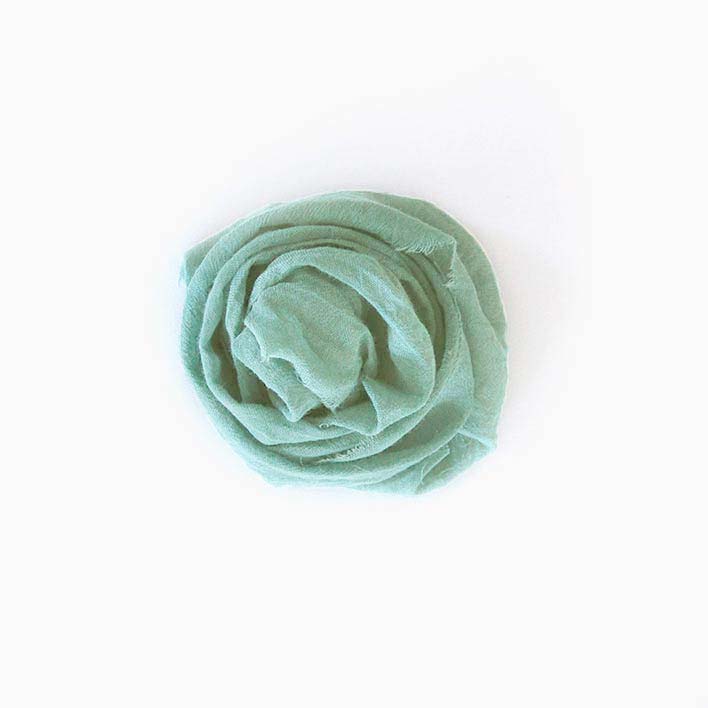 Schal aus biologischer Baumwolle - Jade
