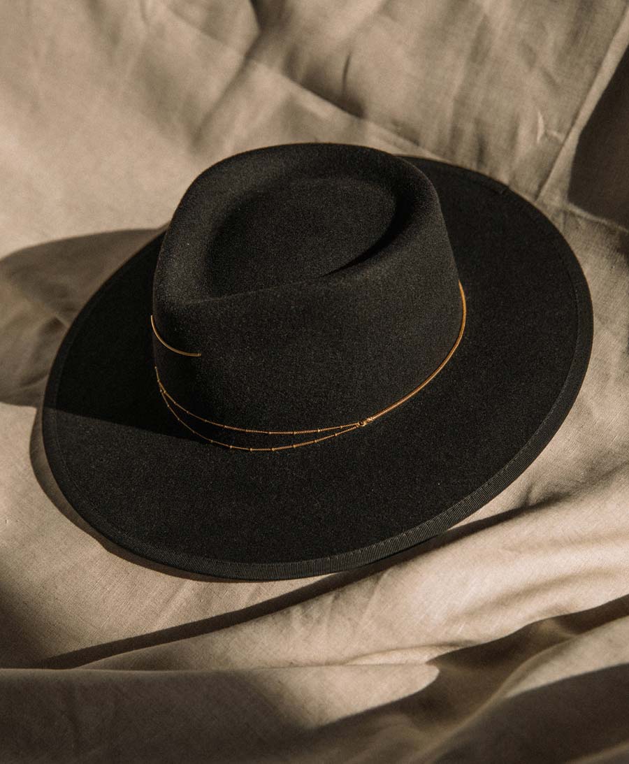 Hut aus Wolle Le Anna - Schwarz