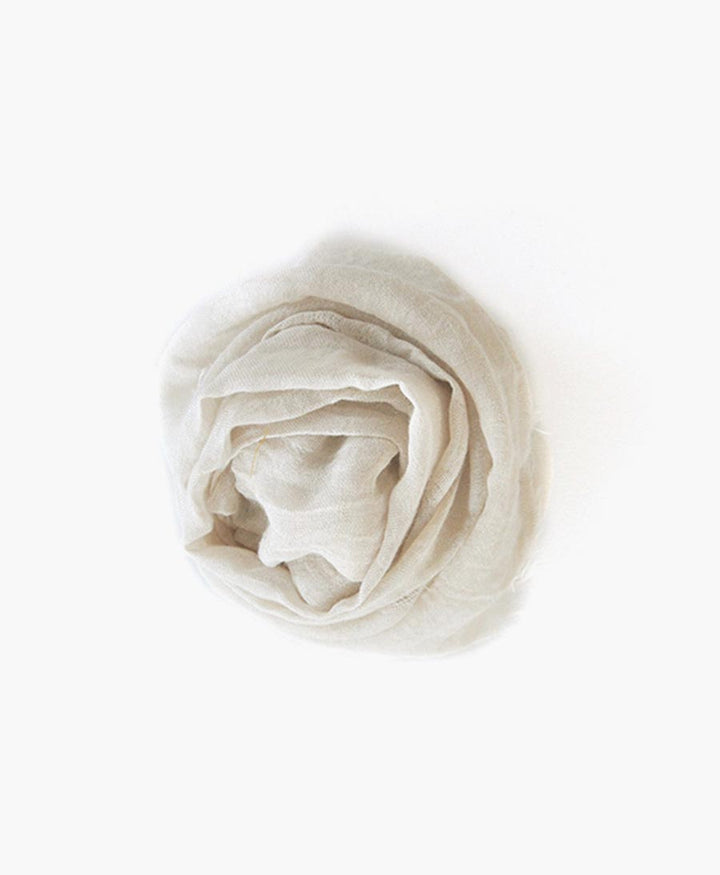 Schal aus biologischer Baumwolle - bone