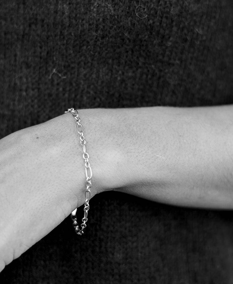 Bracelet / Armband Anker-Figaro - Sterling Silber