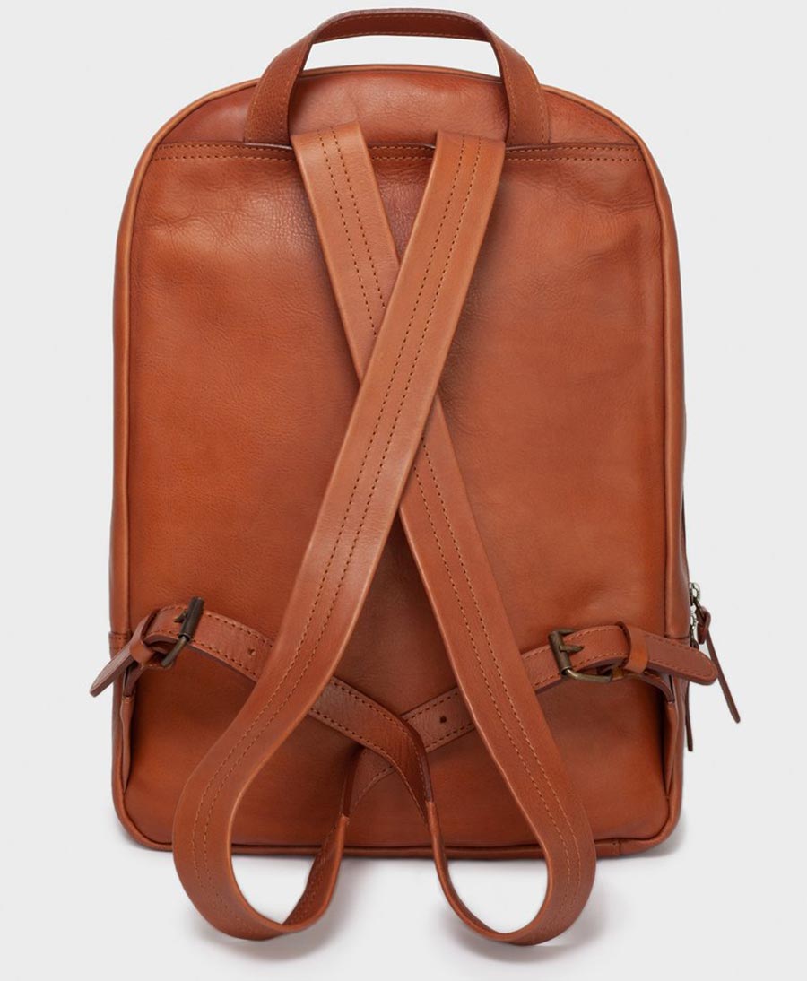 Lederrucksack - Braun
