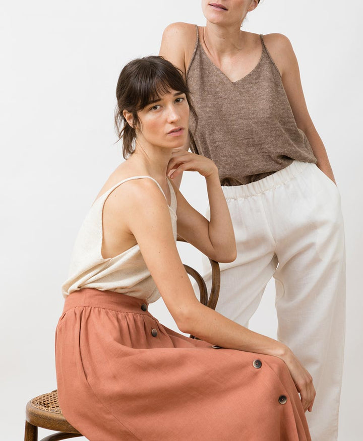 Stricktop AGNES - Hellbraun