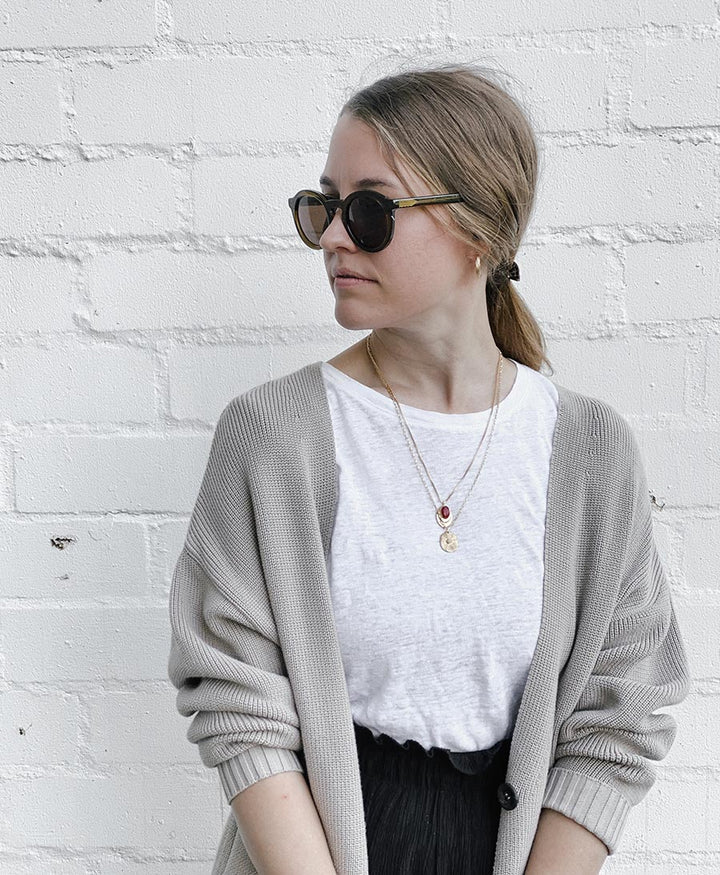 Sonnenbrille "Aurel" - Khaki / Olivgrün