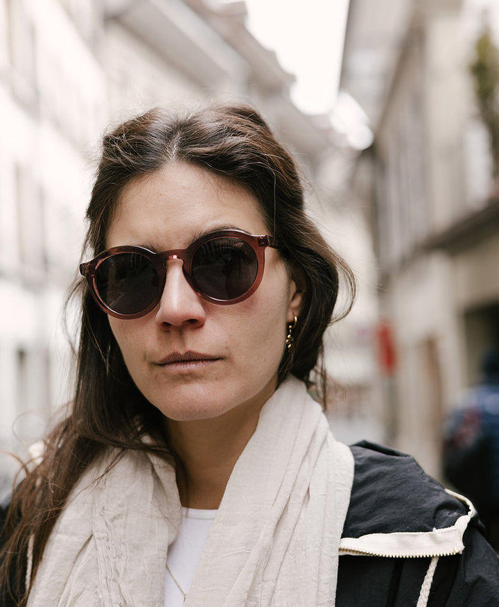 Sonnenbrille "Aurel" - Dark Pink / Altrosa
