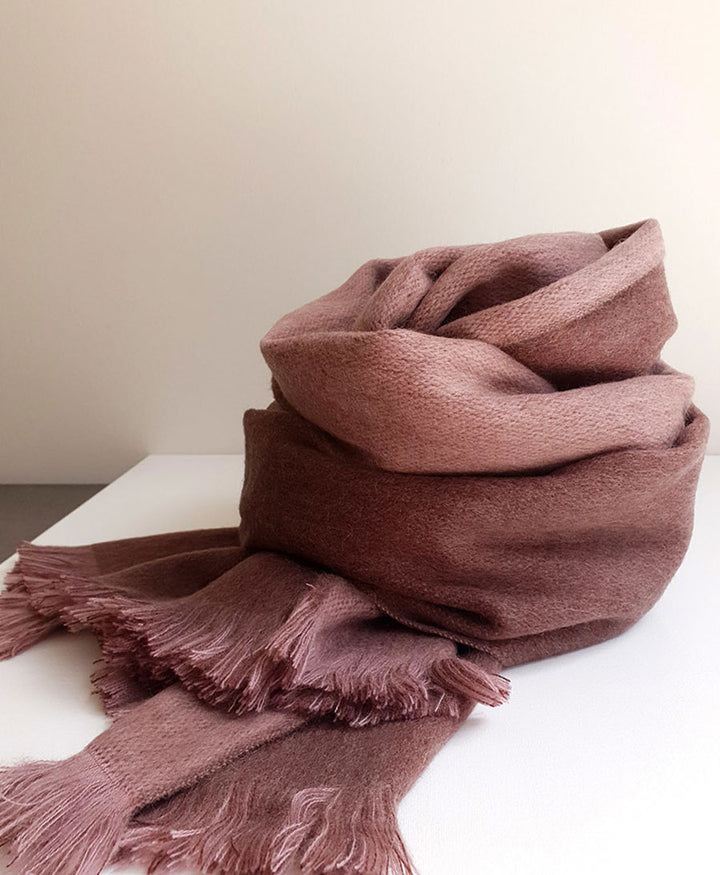 Halstuch Alpaka Schal - Doble Hazy Plum