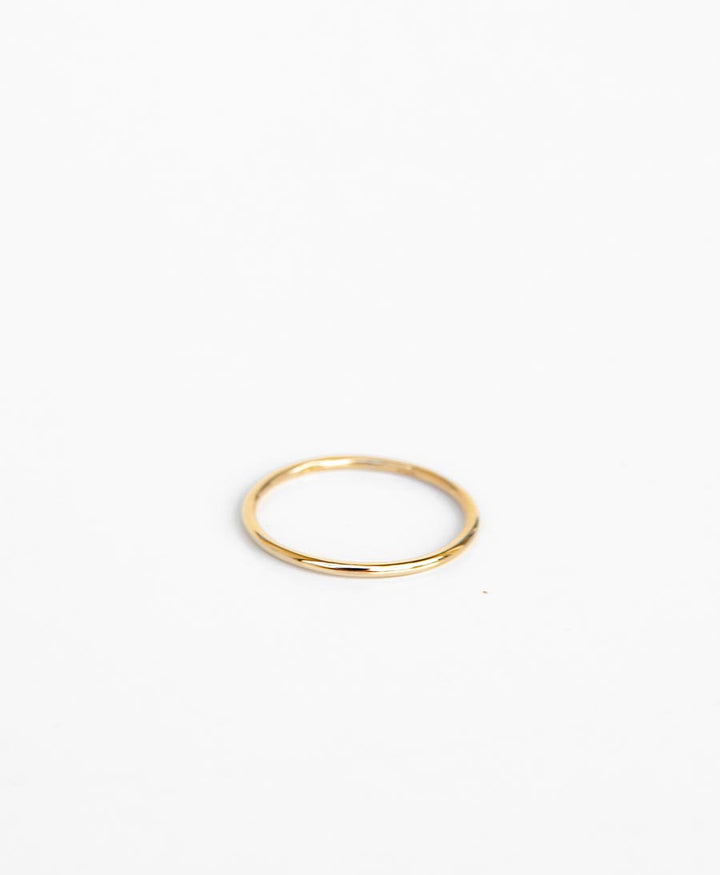 ESSENTIALS Thin Ring vergoldet