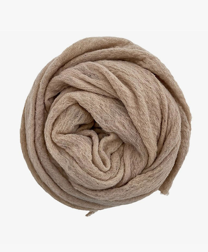 Schal aus Wolle - WOOL CLOUD - Beige
