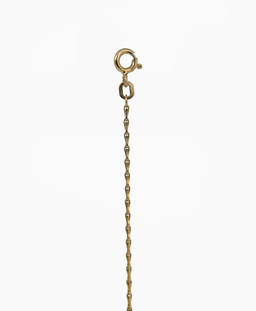 Halskette Haferkorn 45cm - Vermeil